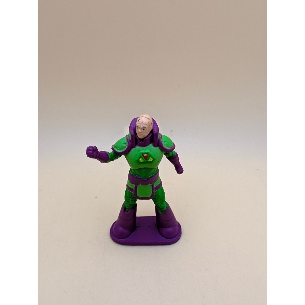 DC Comics Lex Luthor Mini Figure Green Purple Power Suit 2 Inch Toy